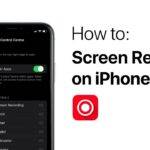 screen record on iPhone